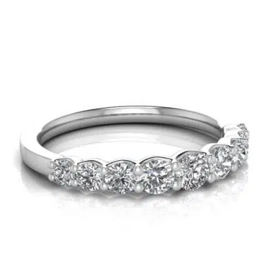 Moissanite Wedding Bands
