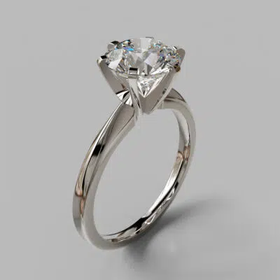 Classic Six-Prong Solitaire Moissanite Engagement Ring Classic Six-Prong Solitaire Moissanite Engagement Ring