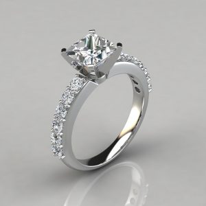 Princess Cut Common Prong Engagement Ring | Forever