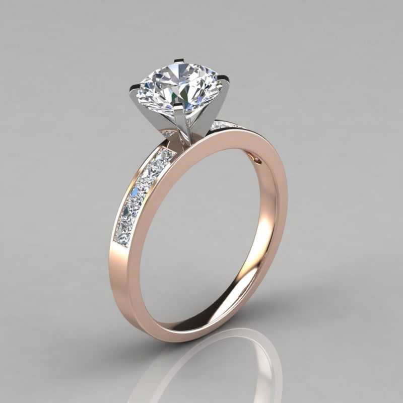 Channel Set Engagement Rings - Brilliant Earth