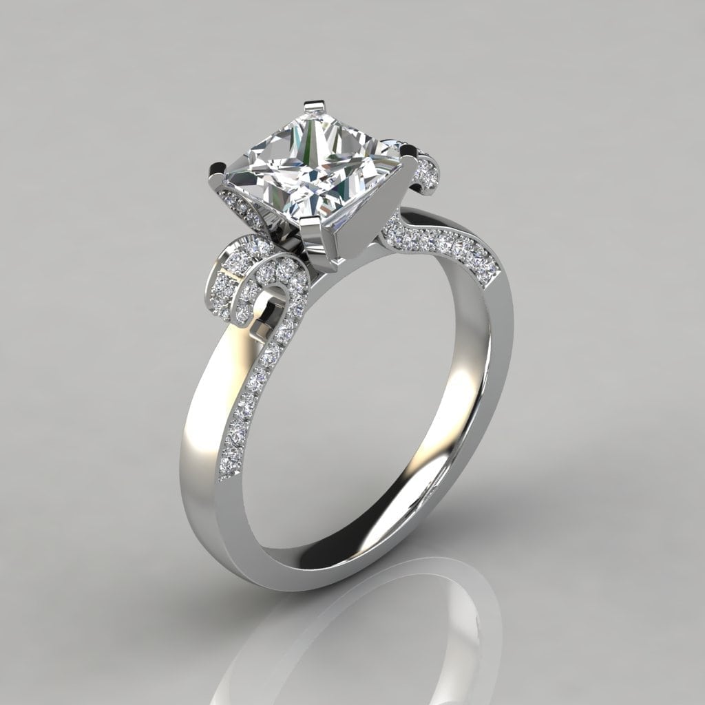 Princess Cut Diamond Rings Designs in India - Candere by Kalyan Jewellers