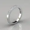 0.82Ct Channel Set Wedding Band Ring