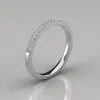 0.20Ct Round Cut Wedding Band Ring