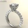 2 CT Cushion Cut Common Prong Halo Style