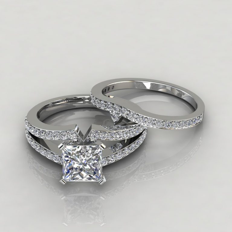 Moissanite Bridal Sets | Moissanite Rings Wedding Sets | Forever Moissanite