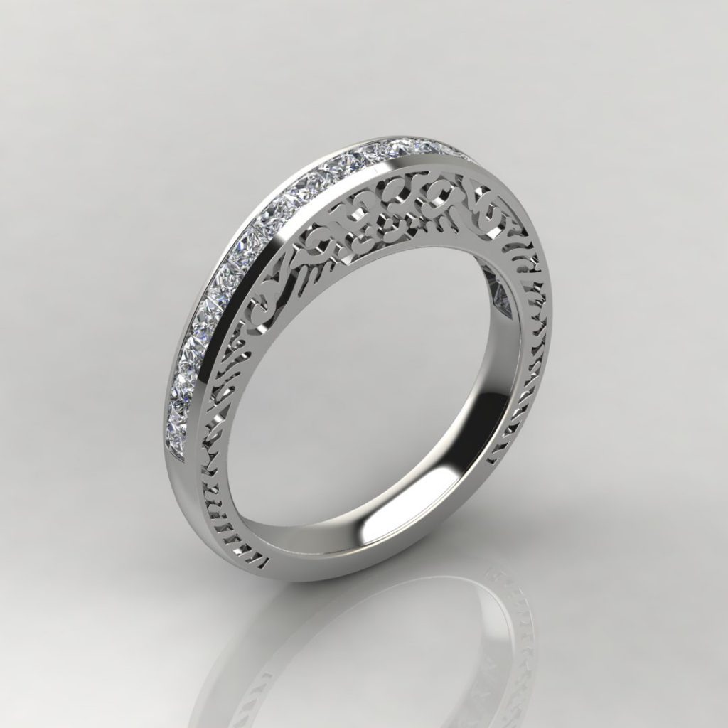 Matching Ring Enhancer For Double Halo Ring Forever Moissanite