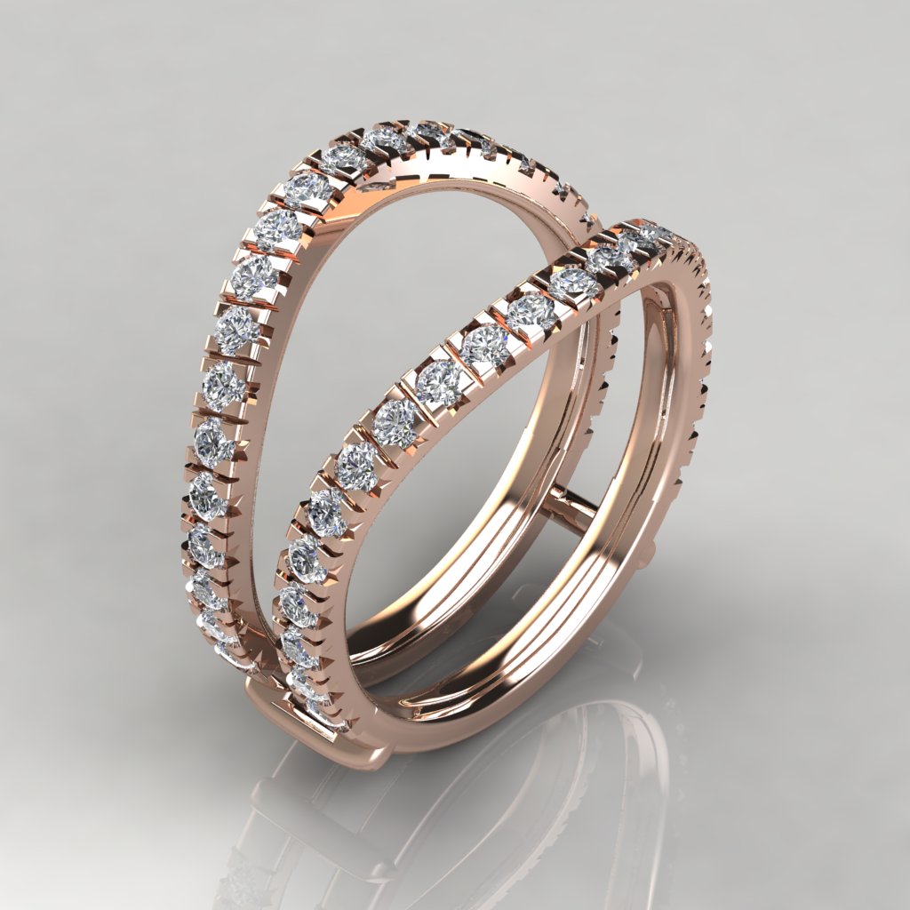 Spookachtig BES Pilfer Matching Ring Enhancer For Double Halo Ring | Forever Moissanite