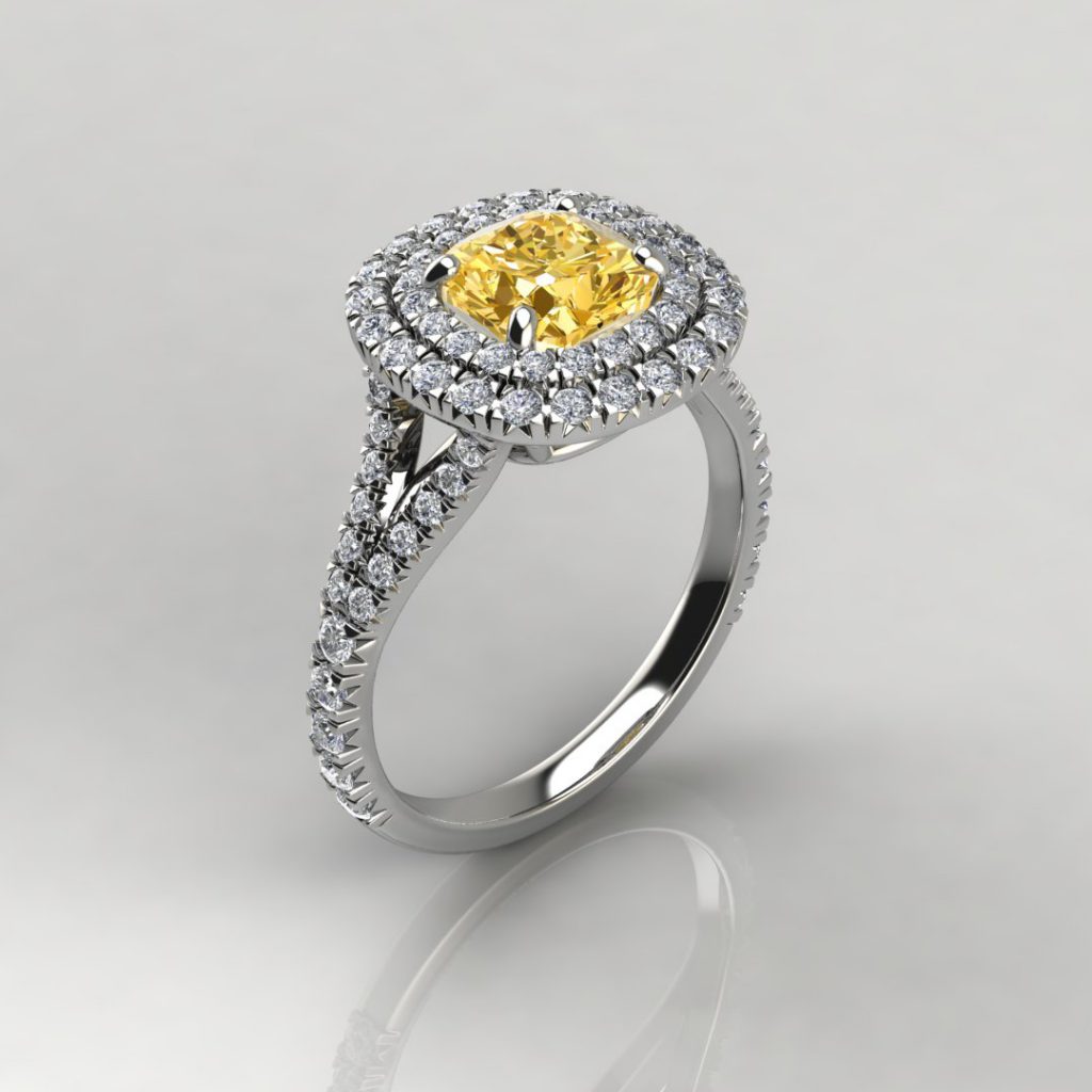 1.75 Ct Emerald Cut Moissanite Engagement Ring | Forever Moissanite