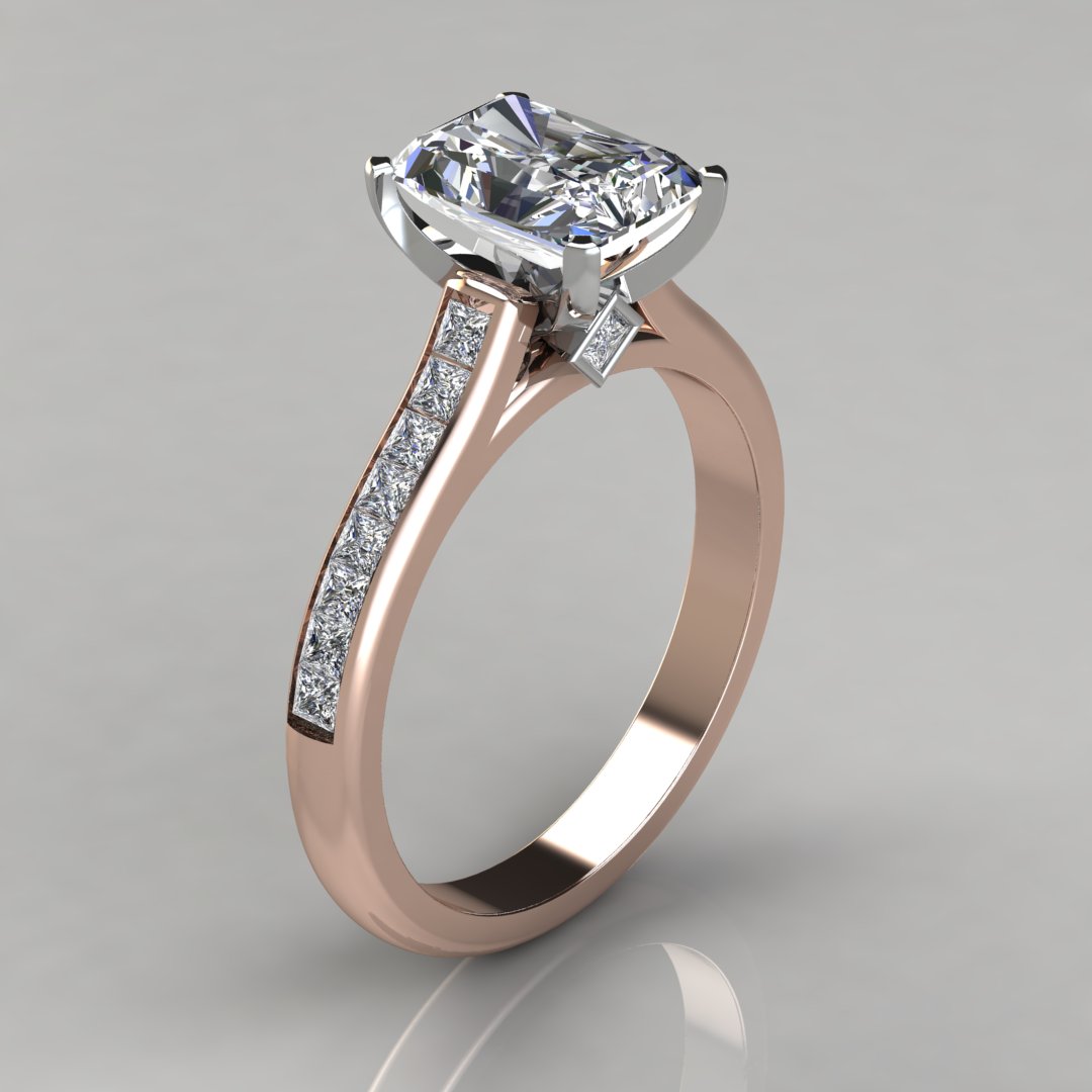 Radiant Cut Engagement Rings Gold Band 2024 | pro-be.com