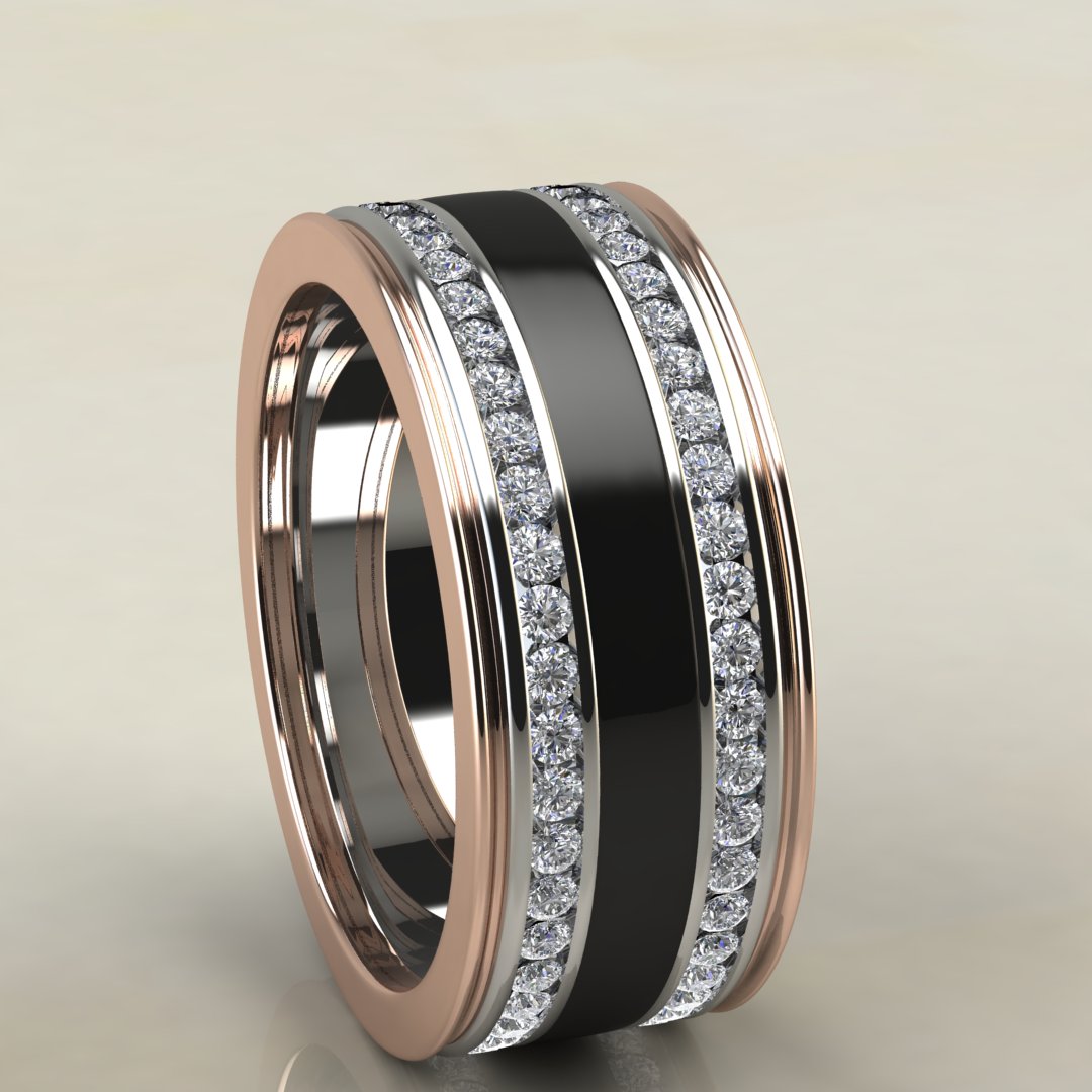 Custom Diamond Wedding Ring #102093 - Seattle Bellevue | Joseph Jewelry