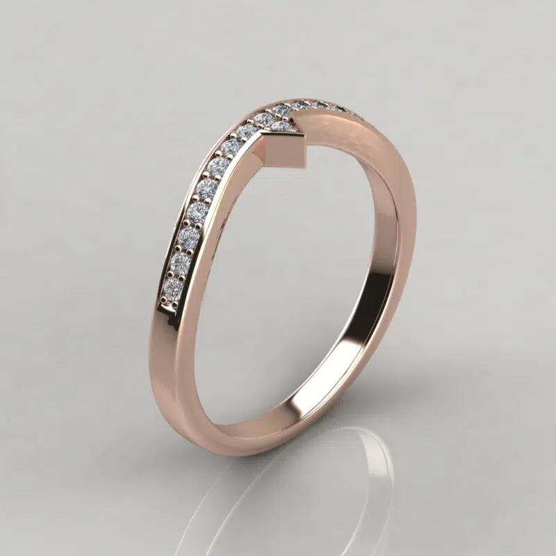 Matching Wedding Band For Split Shank Solitaire