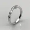 Matching Wedding Band For Split Shank Solitaire