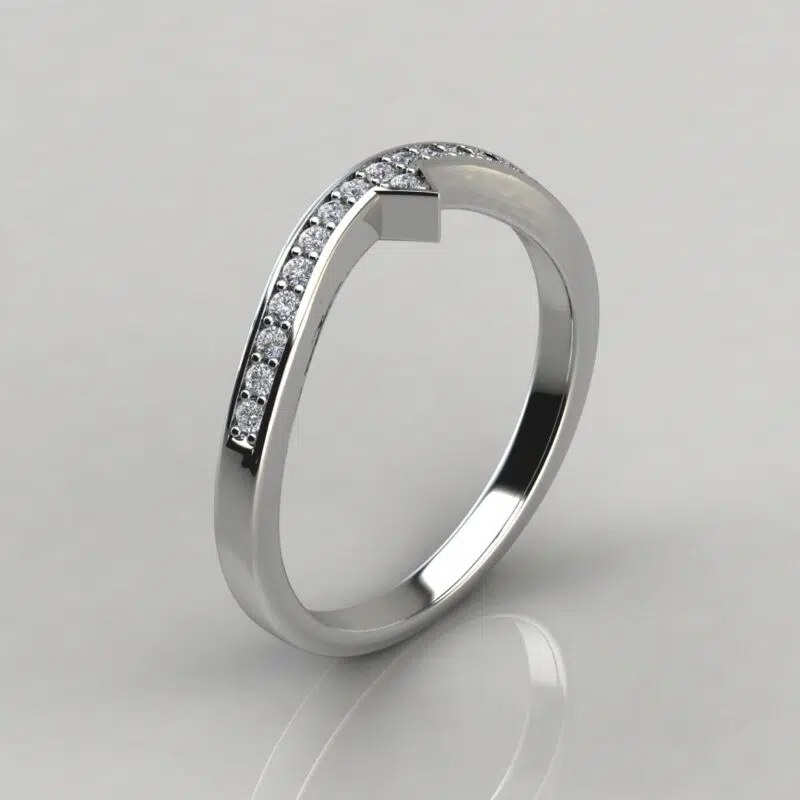 Matching Wedding Band For Split Shank Solitaire