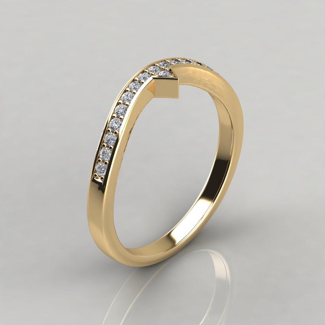 Matching Wedding Band For Split Shank - Luxury Collection