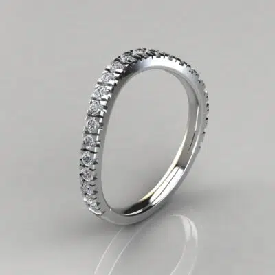 Matching Single Band For Double Halo Ring