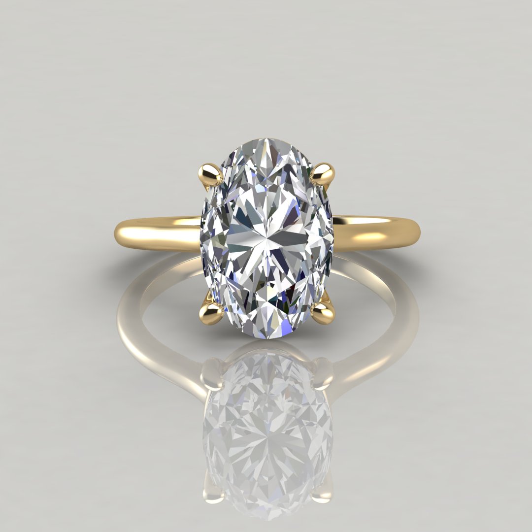 3 Carat Oval Engagement Ring