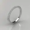 Matching Wedding Band For Duet Shank Pear Cut