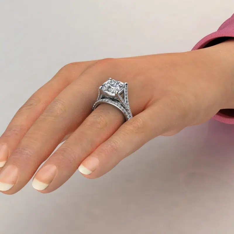 Matching Wedding Band For Split Shank - Luxury Collection