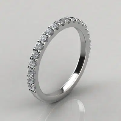 Matching Wedding Band For Halo Cathedral Pear Cut