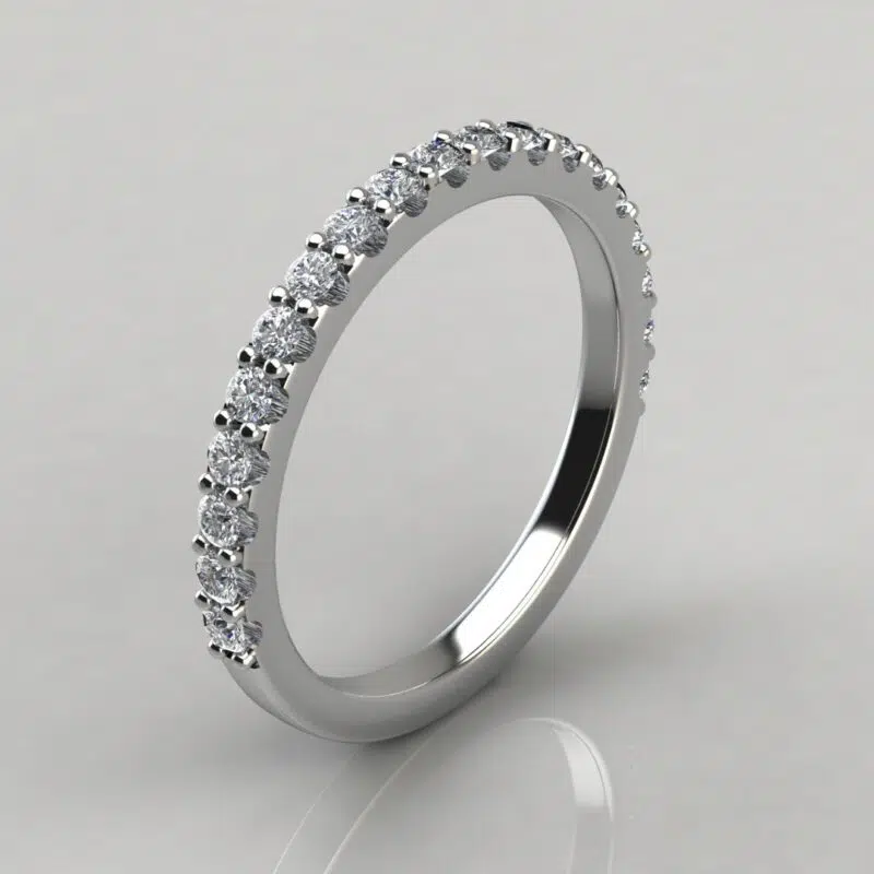 Matching Wedding Band For Halo Cathedral Pear Cut