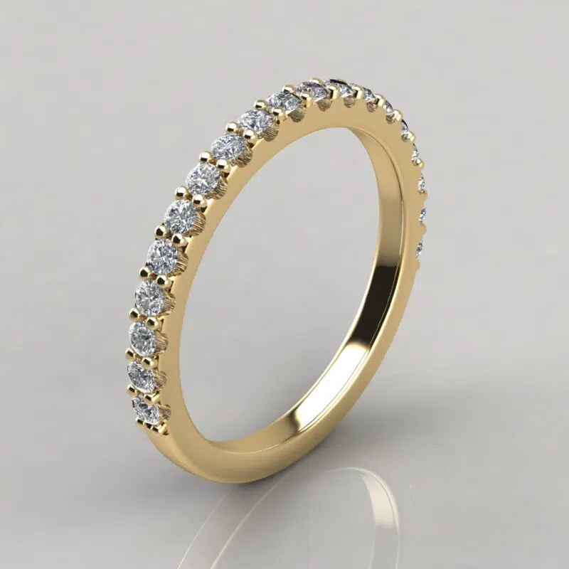 Matching Wedding Band For Halo Cathedral Pear Cut