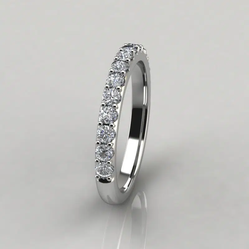 Matching Wedding Band For Shared Prong Oval Cut