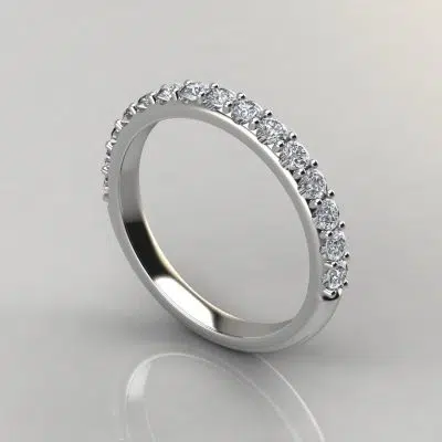 Matching Wedding Band For Shared Prong Oval Cut