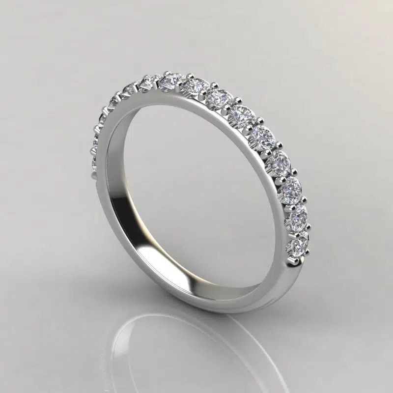Matching Wedding Band For Shared Prong Oval Cut