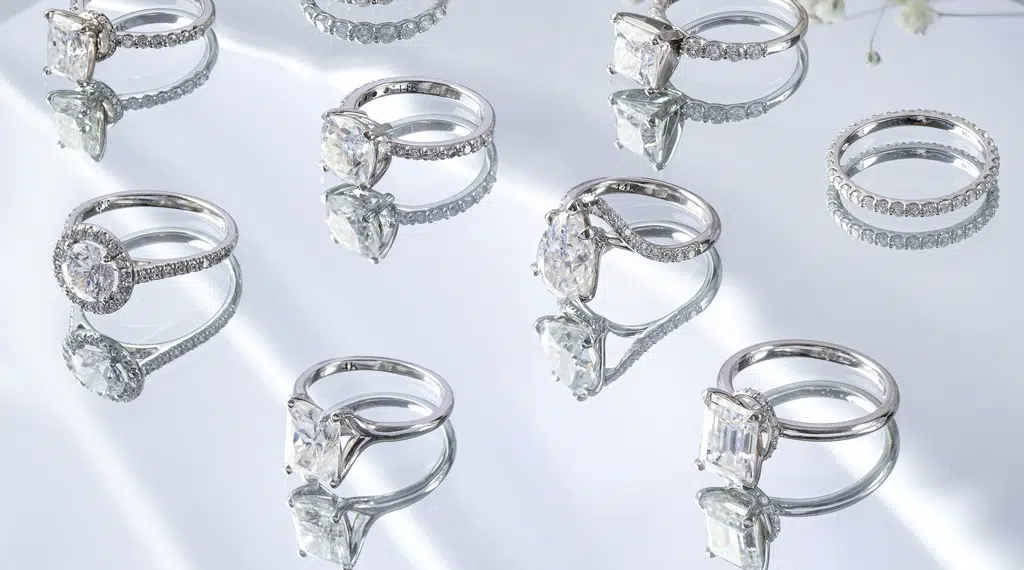 Exploring the Different Shapes of Moissanite Center Stones in Engagement Rings
