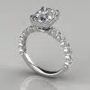 Custom Design 2.50 Ct Radiant Cut Moissanite Engagement Ring