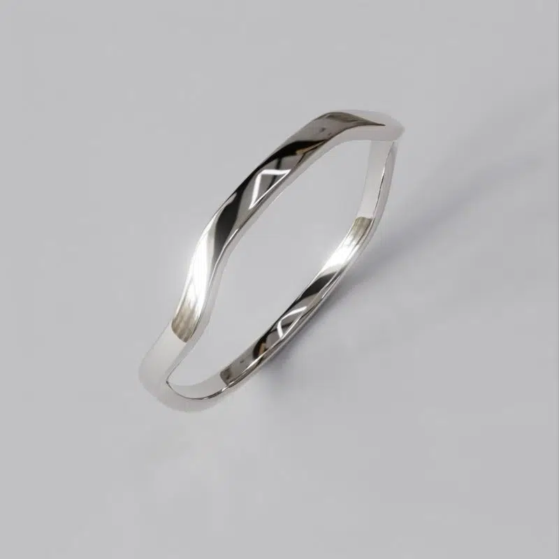 Matching Wedding Band For Custom Design Pear Cut Moissanite Engagement Ring