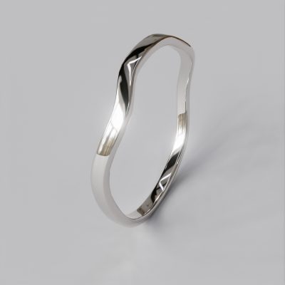 Matching Wedding Band For Custom Design Pear Cut Moissanite Engagement Ring
