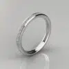 Matching Wedding Band For Channel Set Pear Cut Moissanite Engagement Ring