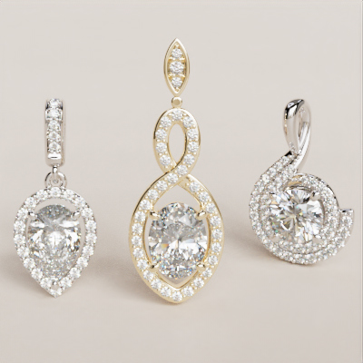 Moissanite Pendants